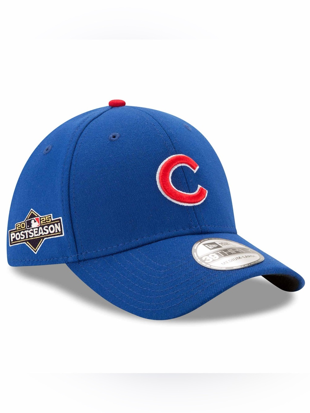 New Era Men's Chicago Cubs 2025 Postseason Participant 39Thirty Stretch Fit Hat